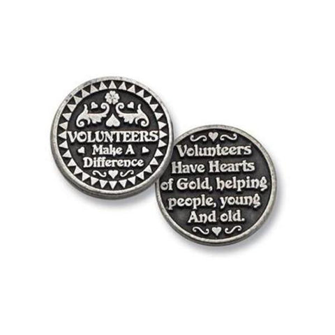 Volunteer Pewter Pocket Token PT134 - Centerville C&J Connection, Inc.