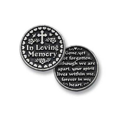 In Loving Memory Pewter Pocket Token PT141 - Centerville C&J Connection, Inc.