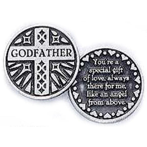 Godfather Pewter Pocket Token PT179 - Centerville C&J Connection, Inc.