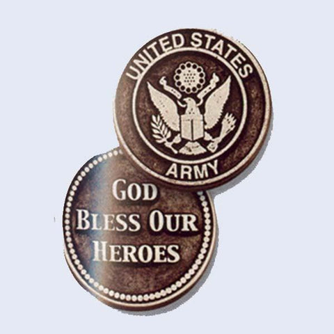 U.S. Army Pewter Pocket Token - Centerville C&J Connection, Inc.