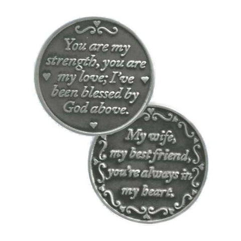 My Wife Pewter Pocket Token PT615 - Centerville C&J Connection, Inc.