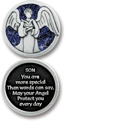 Son Angel Enameled Companion Coin / Pocket Token PT636 - Centerville C&J Connection, Inc.