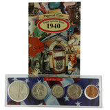 1940 Year Coin Set & Greeting Card : 84th Birthday or 81st Anniversary Gift - Centerville C&J Connection, Inc.
