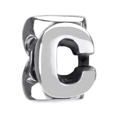 Silver Bead - Letter "C" - Chamilia - Centerville C&J Connection, Inc.