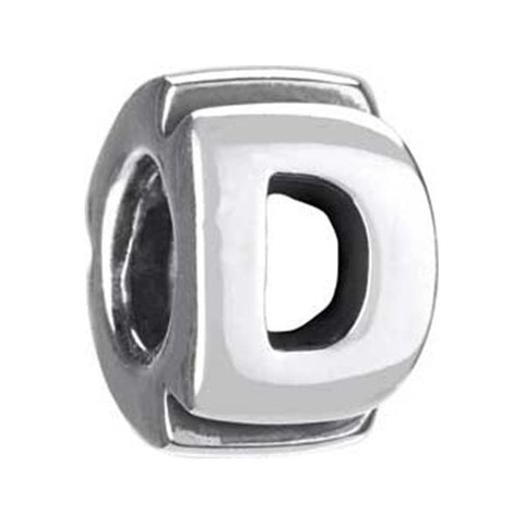 Silver Bead - Letter "D" - Chamilia - Centerville C&J Connection, Inc.