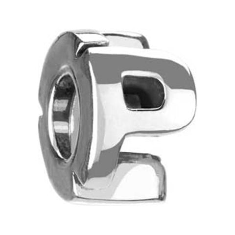 Silver Bead - Letter "P" - Chamilia - Centerville C&J Connection, Inc.