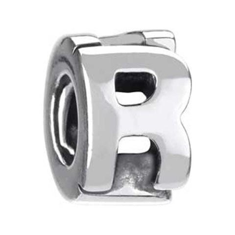 Silver Bead - Letter "R" - Chamilia - Centerville C&J Connection, Inc.