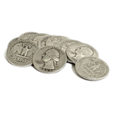 Silver Washington Quarter Starter Collection Kit, Ten Circulated Silver Washington Quarters, Magnifier & Checklist - Centerville C&J Connection, Inc.