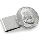 United States Hinge Back Coin Money Clip - Half Dollar (30mm) - No Coin - Centerville C&J Connection, Inc.