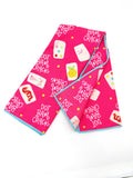 Mahjong- Microfiber Waffle Weave Tea Towel