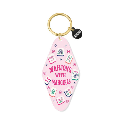 Printed Keychain Mahjong With Mahgirls
