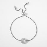 Gold or Silver Pendant Catcher Bolo Bracelet: Gold