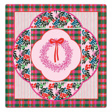 Very Merry Wreath 33"x33" Premium Mahjong Mat