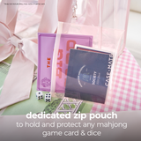 Case-Mate Mahjong Jelly Tote Set: Tortoiseshell Bow