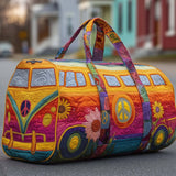 Short Handle Quilted Travel Bag Multipurpose Sports Gym Bag: YS4 / G362-(18x 9x 9) inches