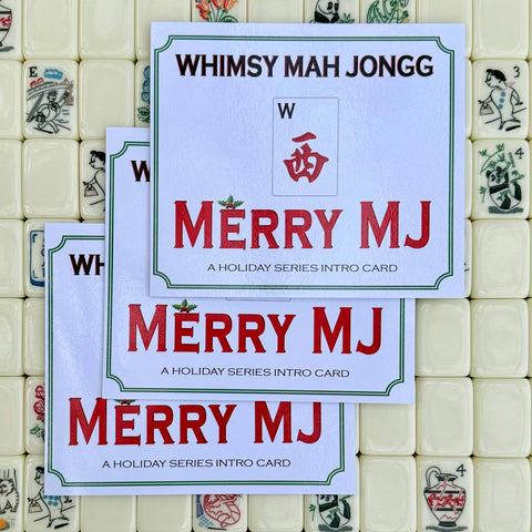 MERRY MJ Christmas Theme Mahjong Card