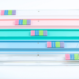 MAHJONG RACKS | Premium Acrylic | 4 Racks + 4 Pushers: Solid Magenta