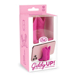 Giddy Up - Cowboy Boot Phone Stand: PINK