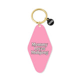Printed Keychain Mommy Loves Mahjong