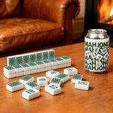 Green Mahjong Tiles Set (Floral Garden Style) (Single Layer): Bag
