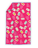 Mahjong- Microfiber Waffle Weave Tea Towel