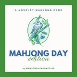 It's Mahjong Day: Novelty Mahjong Playing Card (Set of 4)