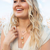 Gold Padlock Living Locket Necklace 20-22in: Gold / 20-22"