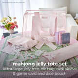 Case-Mate Mahjong Jelly Tote Set: Tortoiseshell Bow