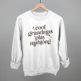 Cool Grandmas Play Mahjong: Oatmeal / XL / Sweatshirt
