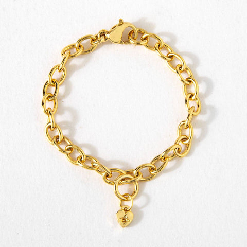Gold or Silver Tumbler Charm Chain Accessory: Gold
