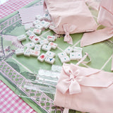 Case-Mate Mahjong Jelly Tote Set: Ballet Pink Bow