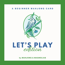Let's Play: Novelty Mahjong Playing Card (Set of 4)