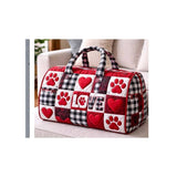 Short Handle Quilted Travel Bag Multipurpose Sports Gym Bag: YS4 / G362-(18x 9x 9) inches