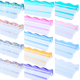 MAHJONG RACK PUSHER ADD ON-MAGNETIC | Premium Acrylic Set(4): Solid-Wavy-Macaron Pink