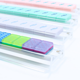 MAHJONG RACKS | Premium Acrylic | 4 Racks + 4 Pushers: Solid Magenta