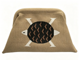 Stripe Knit Cosmetic Bag Checkered Knit Clutch: GPink / M