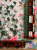 Britt Mills Neoprene Mahjong Mats Pre-Order: Royal Blooms