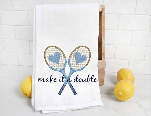 Make it a Double Tennis Tea Towel