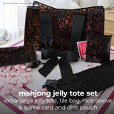 Case-Mate Mahjong Jelly Tote Set: Tortoiseshell Bow