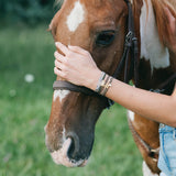 "Adapt" Camouflage with Antler Charm Hair Tie Bracelets: Small