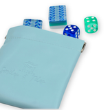 Coin, Dice, Extra Mahjong Tile Pouch  |  4x4" Bag  : Yellow