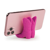 Giddy Up - Cowboy Boot Phone Stand: PINK