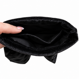 Velvet Mahjong Rack Bag with 4 Interior Compartments : Navy