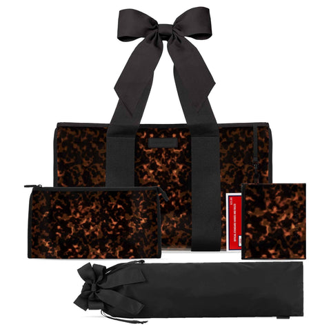 Case-Mate Mahjong Jelly Tote Set: Tortoiseshell Bow