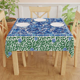 Royal Blooms Square Tablecloth: 55"x55" - Polyester
