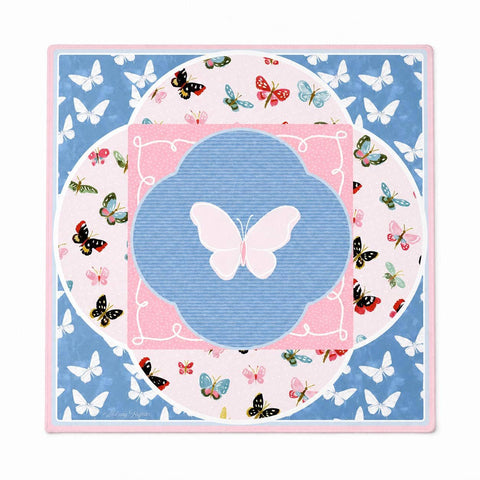 Butterfly Belle Premium Mahjong Mat  33"x33"