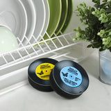 Dolly Parton Record Sponges, Set of 2, Parody Vinyl Designs