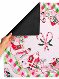 Holly Jolly Christmas 33"x33" Premium Mahjong Mat