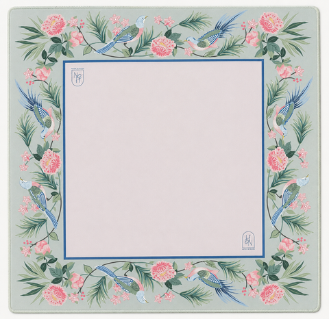 Mahjong Mat - Songbird Bloom