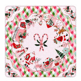 Holly Jolly Christmas 33"x33" Premium Mahjong Mat